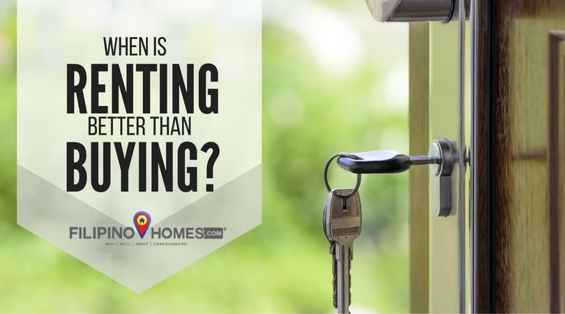 When is Renting Better than Buying a House?