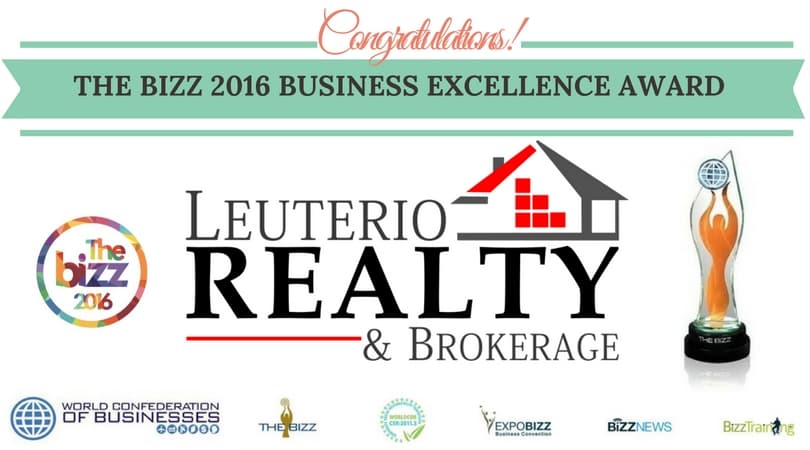 Another International Award for Leuterio Realty & Brokerage