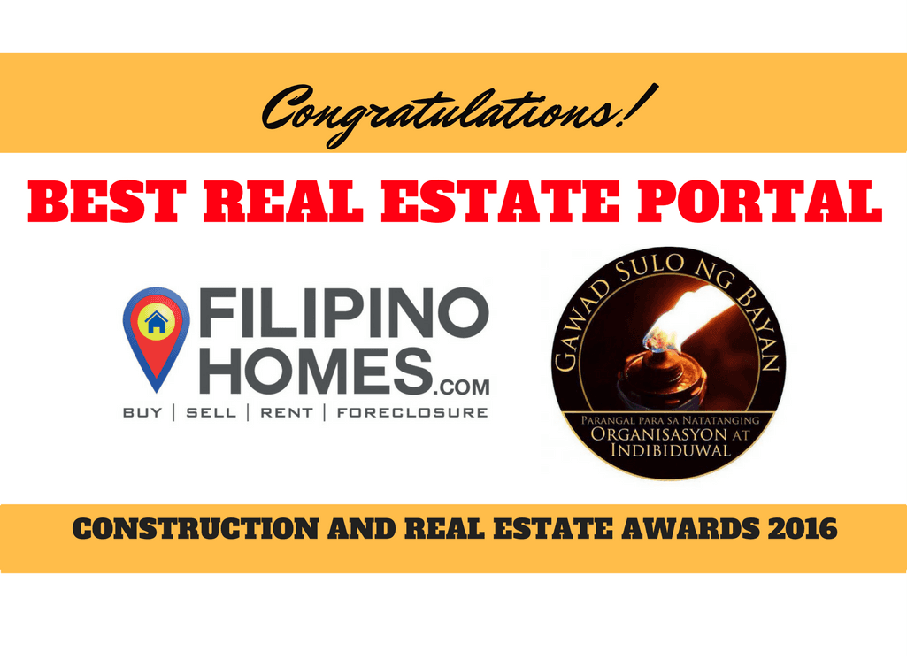 Filipino Homes Receives First Prestigious Award