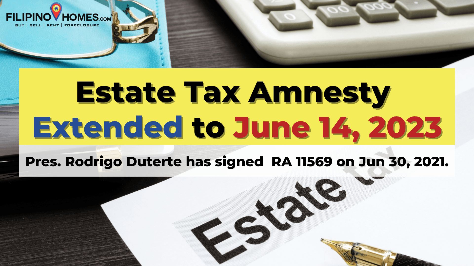 Duterte signs law extending estate tax amnesty