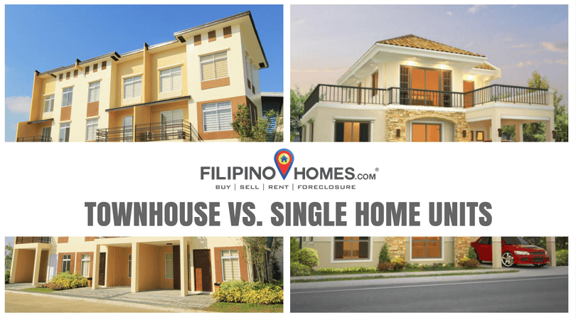 Difference Between a Townhouse & Single Home Units