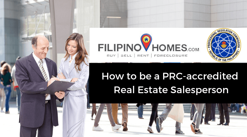 How to be a PRC-accredited Real Estate Salesperson