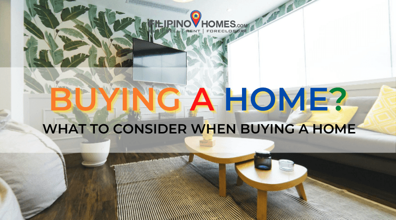 Buying a home? What to consider before buying