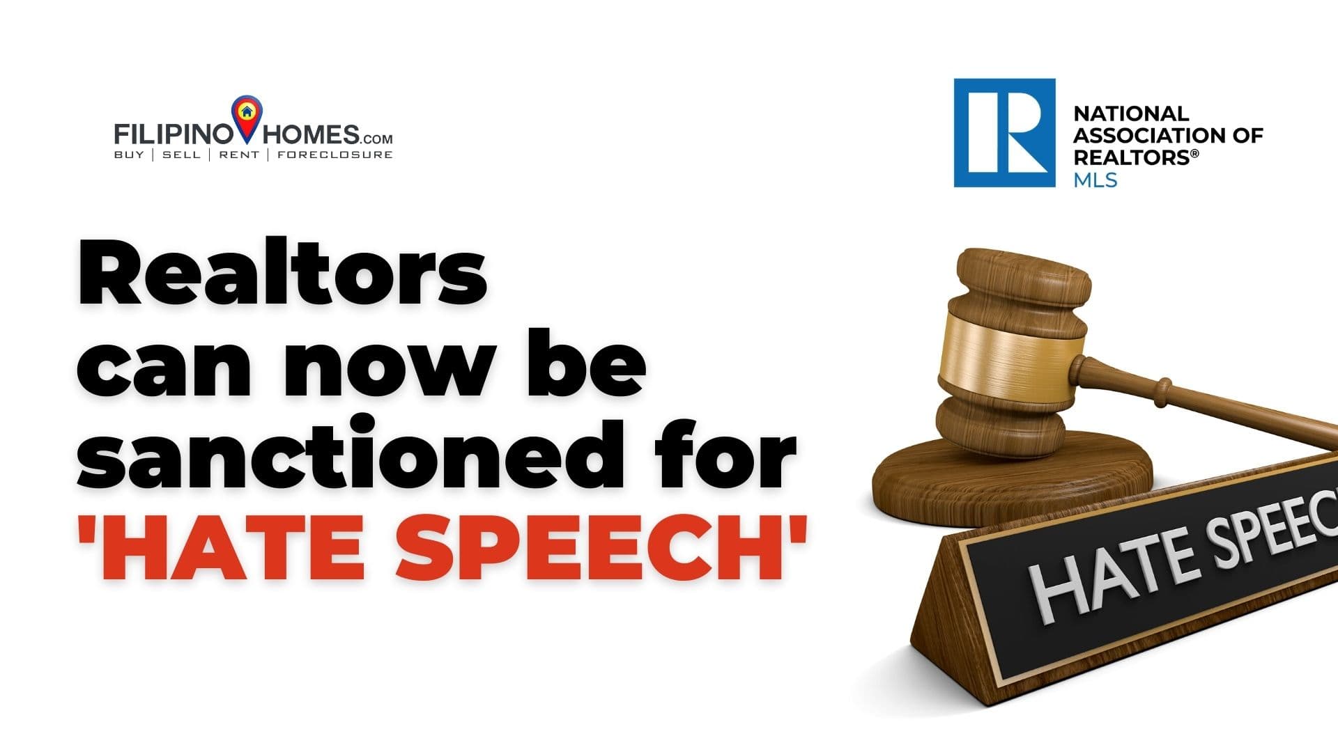 Realtors can now be sanctioned for hate speech
