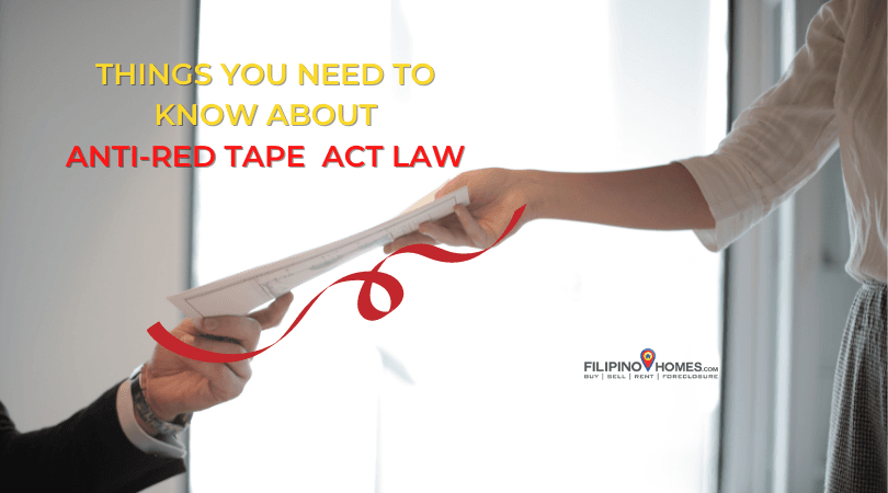 Things you need know about Anti-Red Tape Act Law