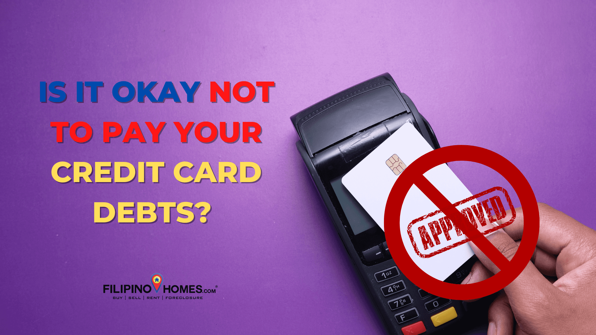 Is it okay not to pay your credit card debts?