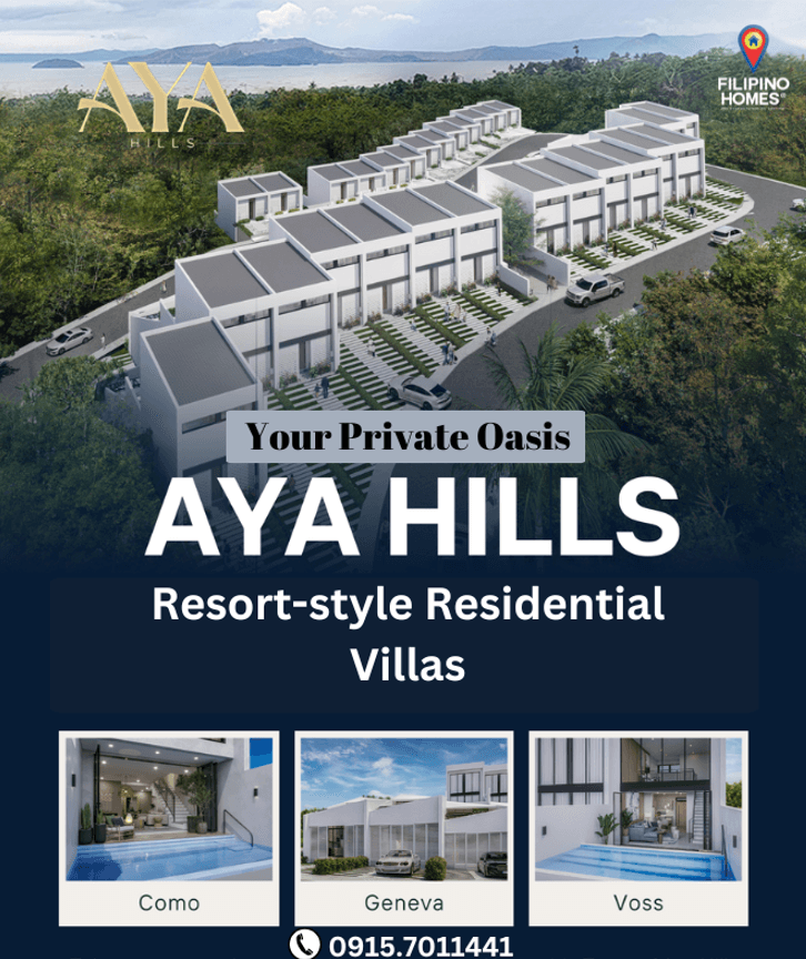 Residential Resort-style Como Villa in Aya Hills