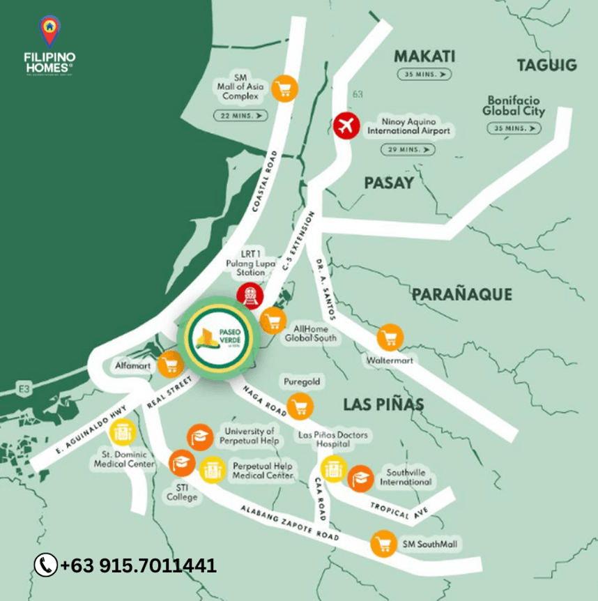 Spacious Studio Deluxe in Paseo Verde Real at Las Pinas