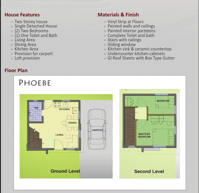 PHOEBE SINGLE ATTACHED