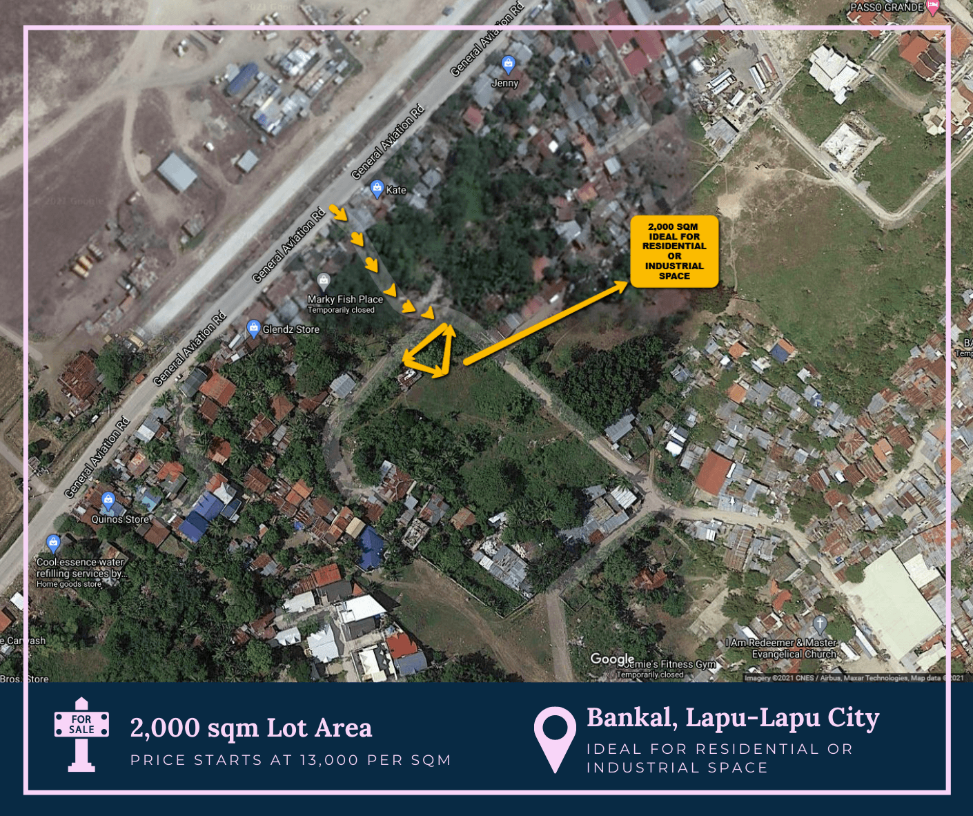 PRIME LOT IN MACTAN INTERNATIONAL AIRPORT