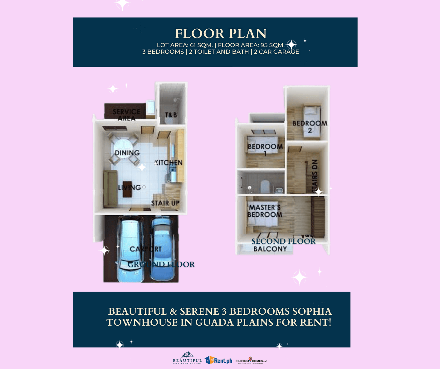 Serene & Elegant 3 Bedroom Townhouse in Guadalupe, Cebu City - photo 2