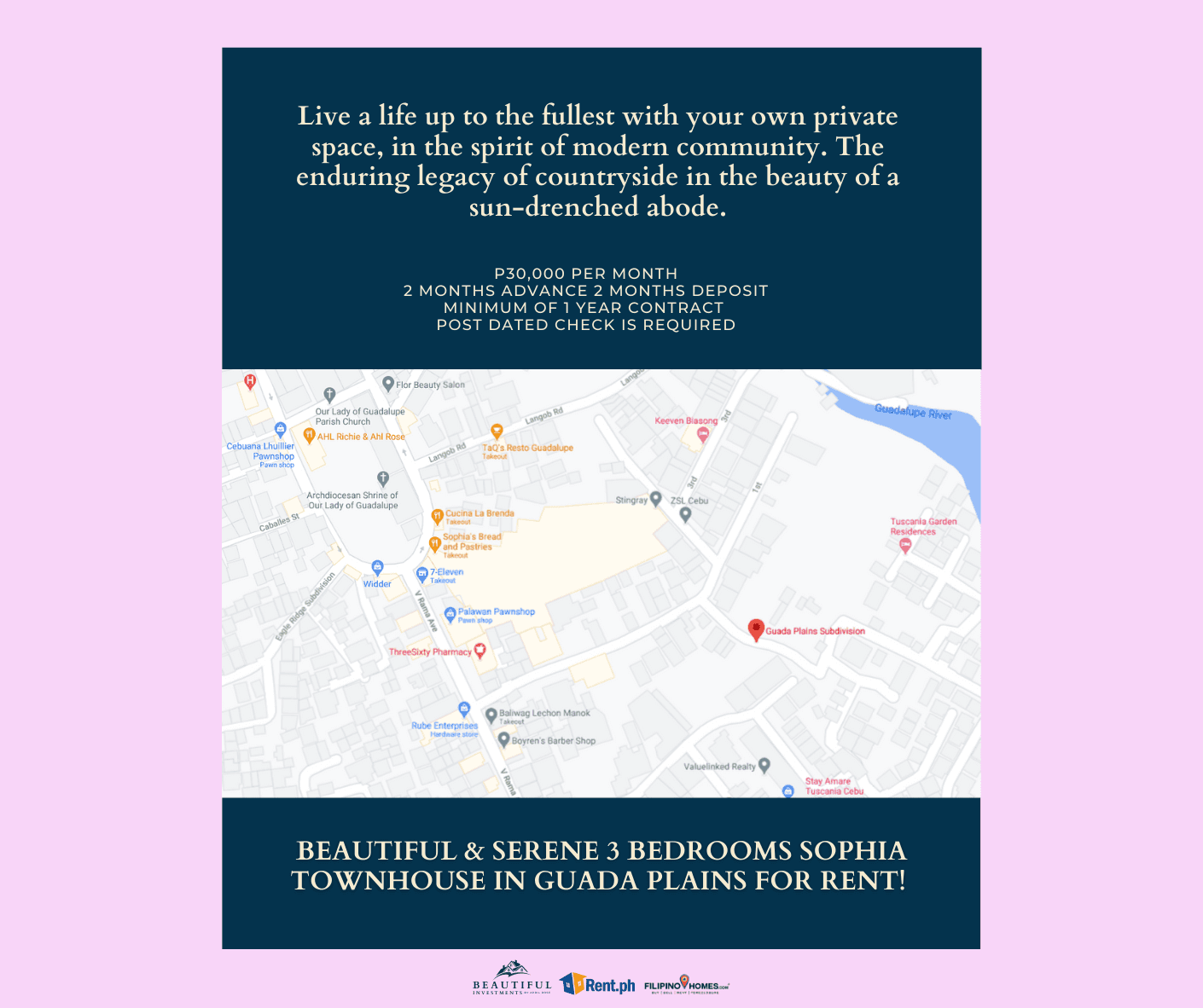 Serene & Elegant 3 Bedroom Townhouse in Guadalupe, Cebu City - photo 5