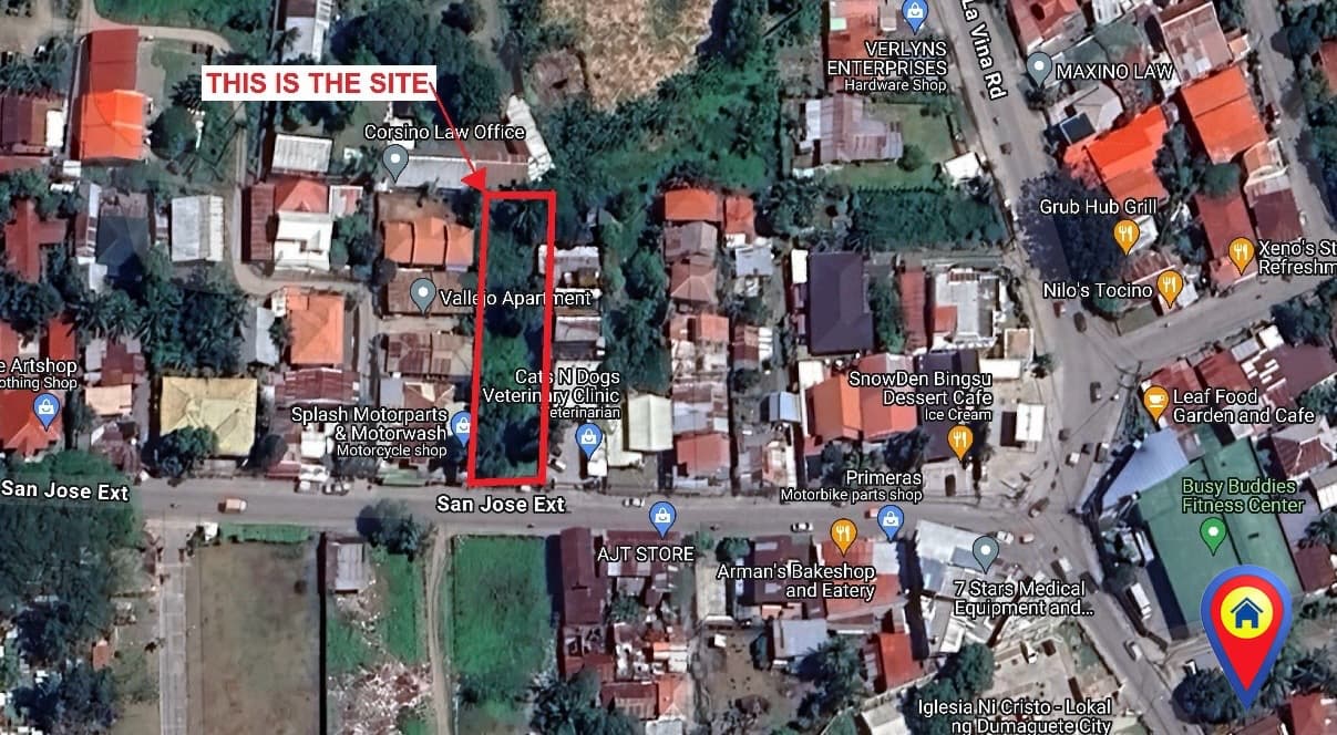 Commercial Lot available For Lease in Dumaguete City, along San Jose Extension Road