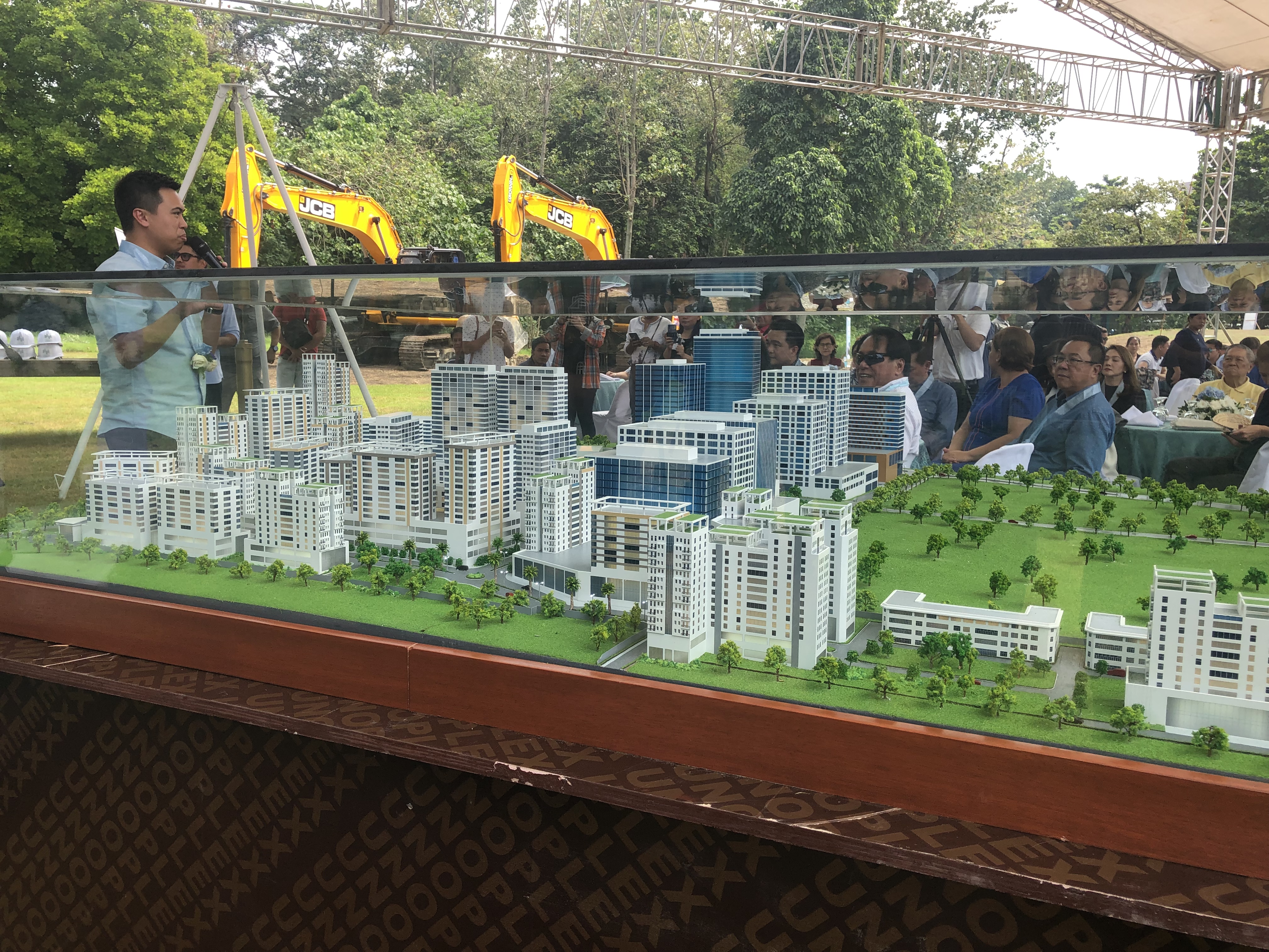 Scale model of Davao Global Township